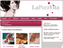 Tablet Screenshot of lapuravita.cz